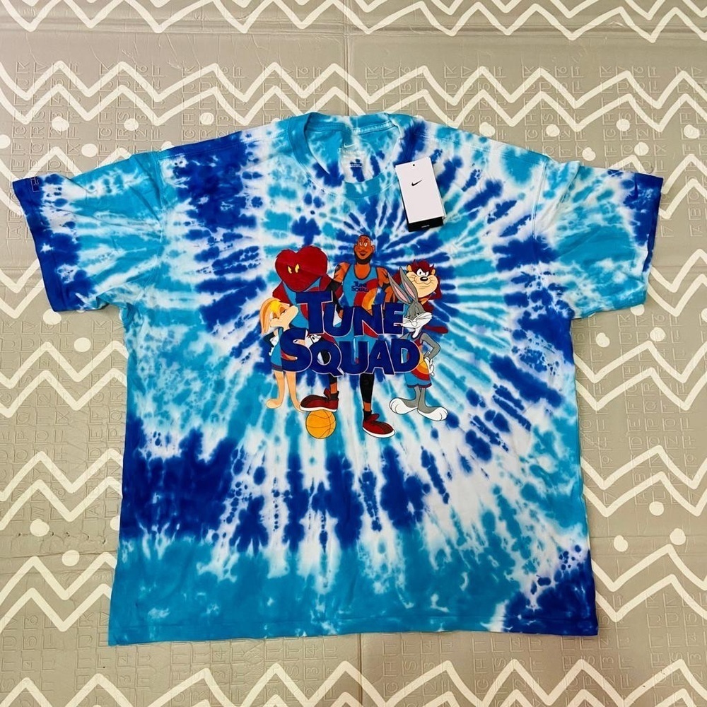 New Nike Lebron x Space Jam Tie Dye Basketball Shirt Jersey